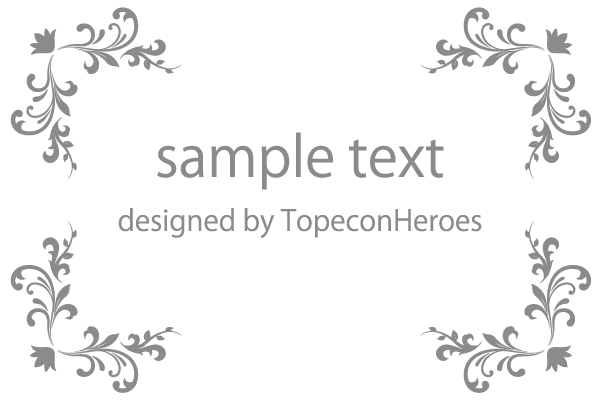 ビンテージ飾り枠